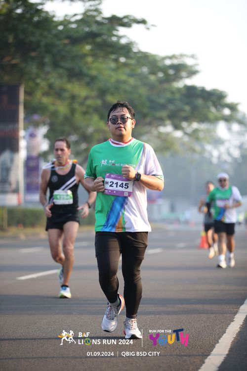 Race photo from BAF LIONS RUN 2024