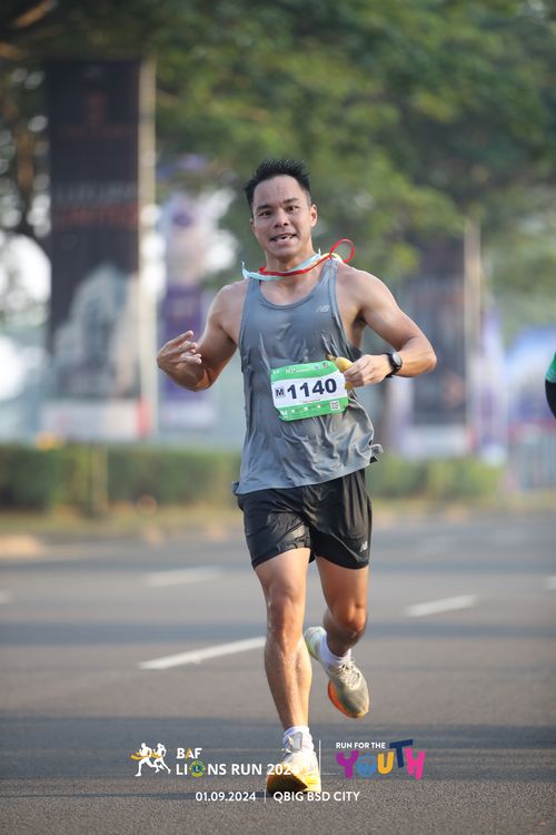 Race photo from BAF LIONS RUN 2024