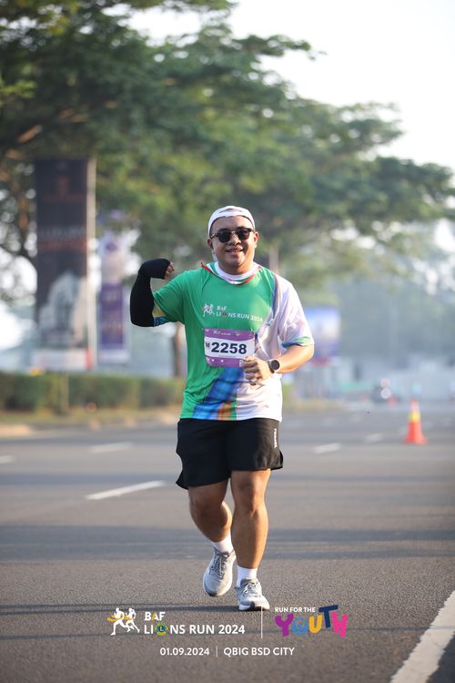 Race photo from BAF LIONS RUN 2024