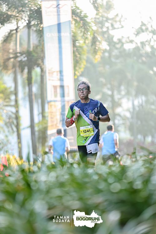 Race photo from Taman Budaya x BOGORUN 2025