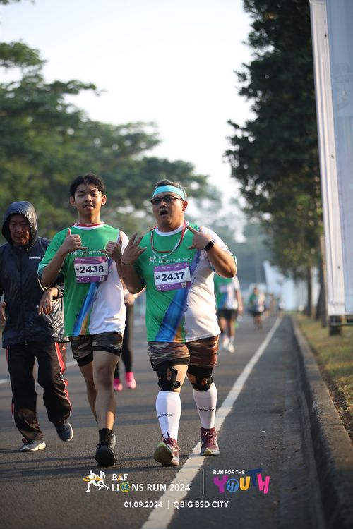 Race photo from BAF LIONS RUN 2024