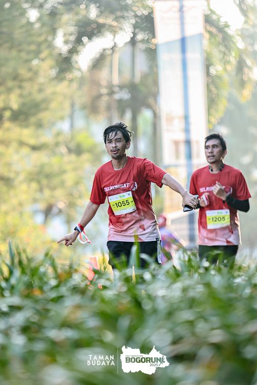 Race photo from Taman Budaya x BOGORUN 2025