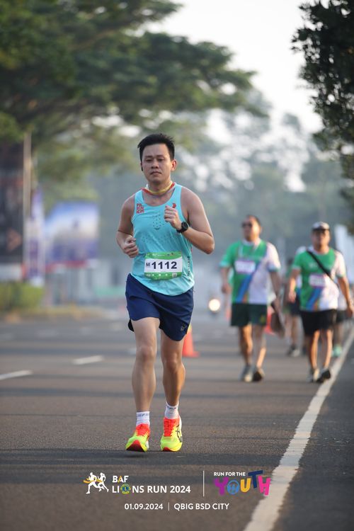 Race photo from BAF LIONS RUN 2024