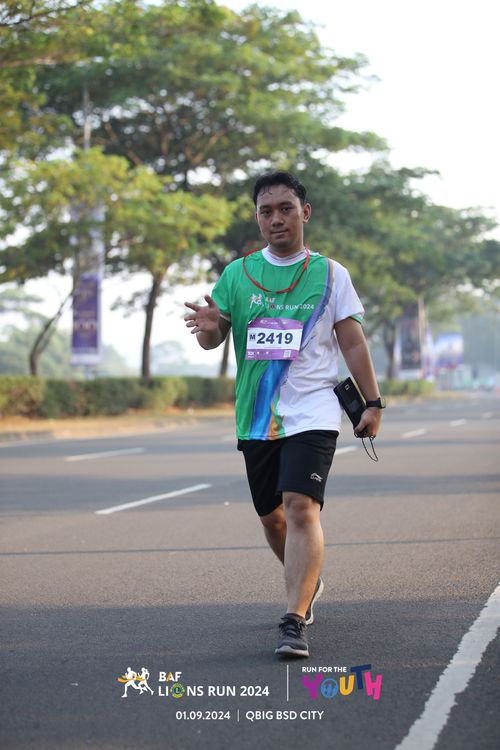 Race photo from BAF LIONS RUN 2024