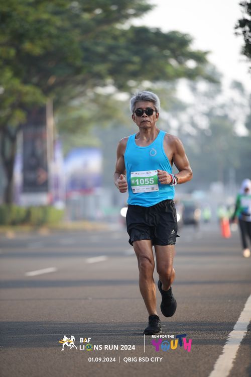 Race photo from BAF LIONS RUN 2024