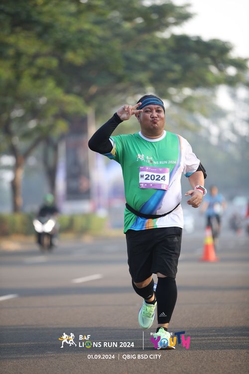 Race photo from BAF LIONS RUN 2024