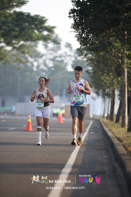 Race photo from BAF LIONS RUN 2024