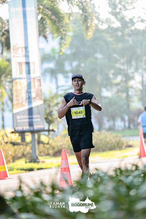 Race photo from Taman Budaya x BOGORUN 2025