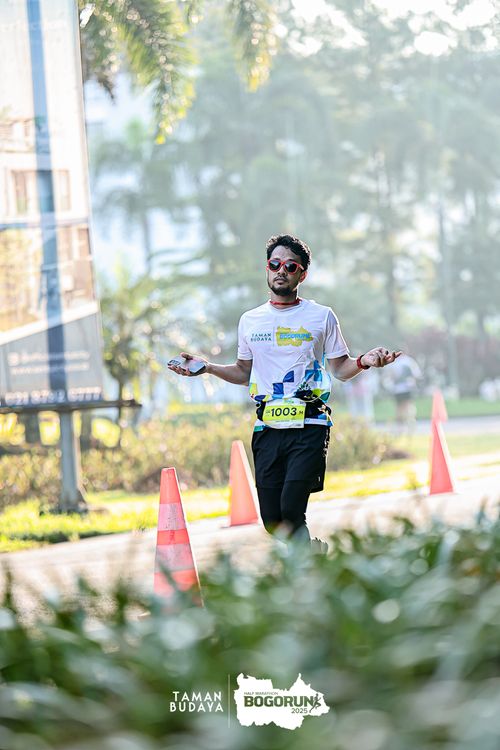 Race photo from Taman Budaya x BOGORUN 2025
