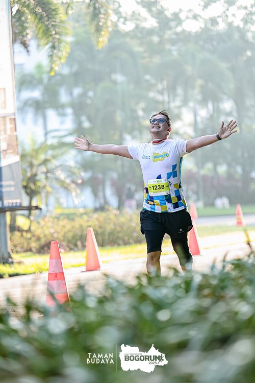 Race photo from Taman Budaya x BOGORUN 2025