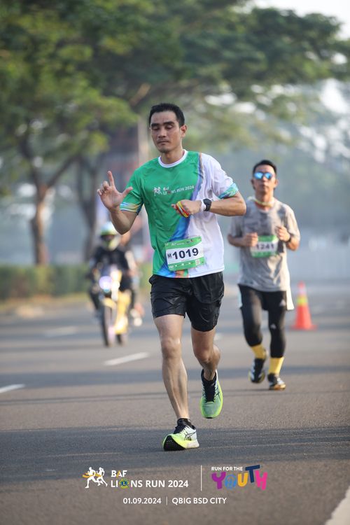 Race photo from BAF LIONS RUN 2024