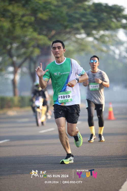 Race photo from BAF LIONS RUN 2024