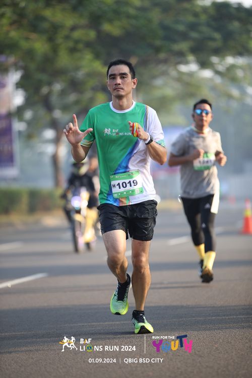 Race photo from BAF LIONS RUN 2024