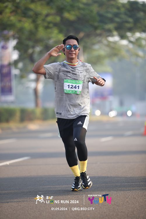 Race photo from BAF LIONS RUN 2024