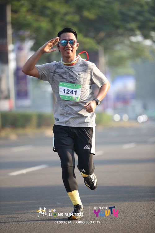Race photo from BAF LIONS RUN 2024