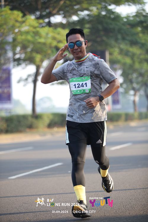 Race photo from BAF LIONS RUN 2024