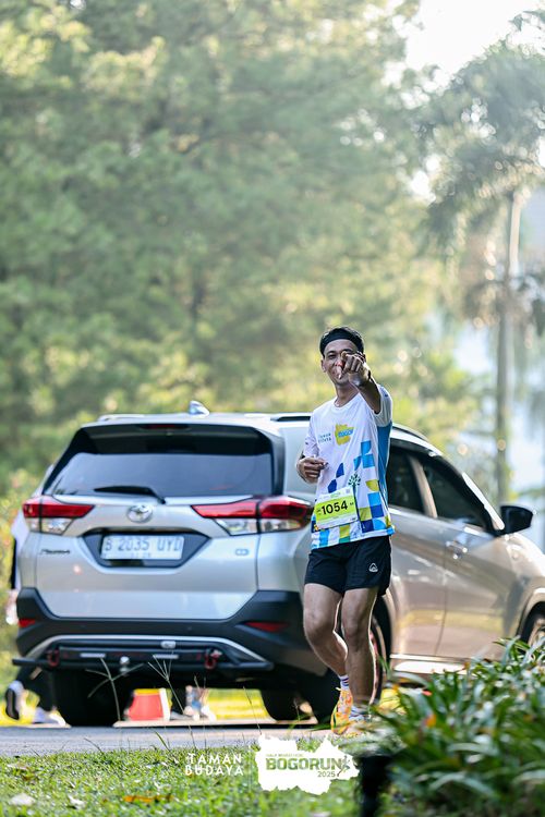 Race photo from Taman Budaya x BOGORUN 2025