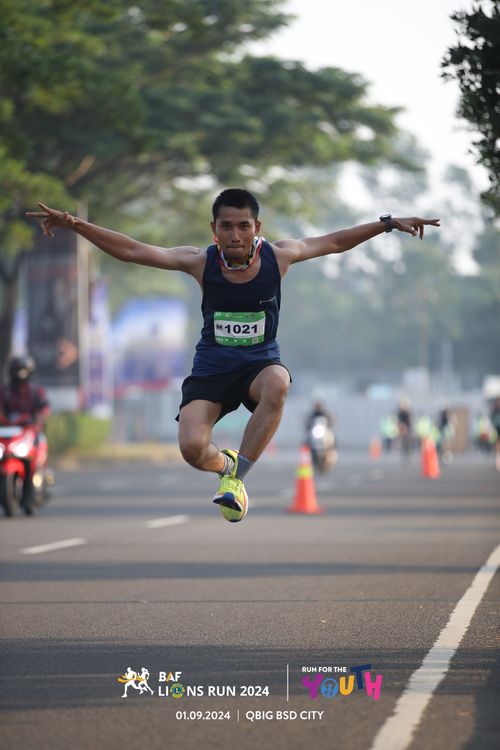 Race photo from BAF LIONS RUN 2024