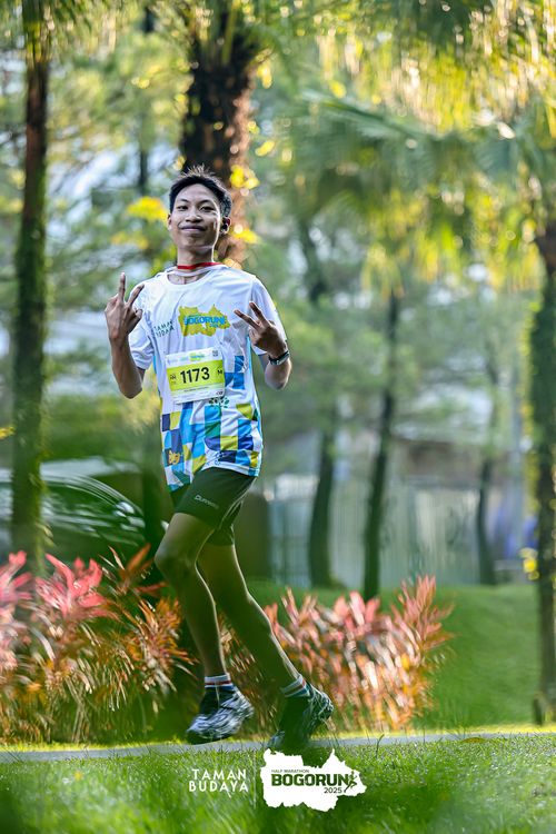 Race photo from Taman Budaya x BOGORUN 2025