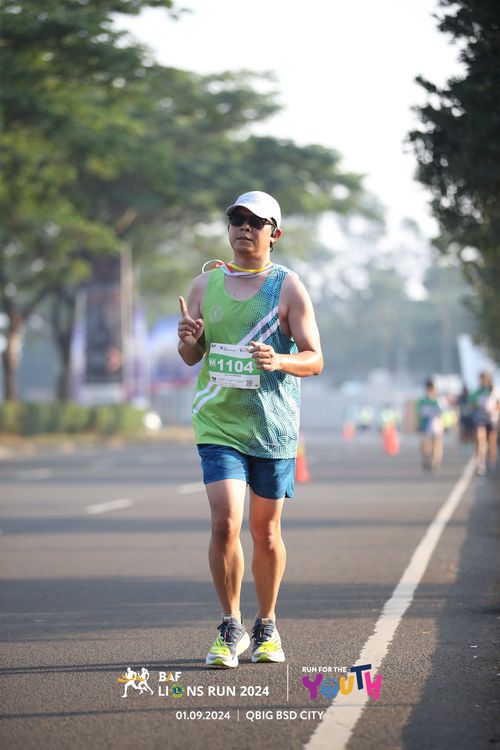 Race photo from BAF LIONS RUN 2024