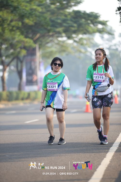 Race photo from BAF LIONS RUN 2024
