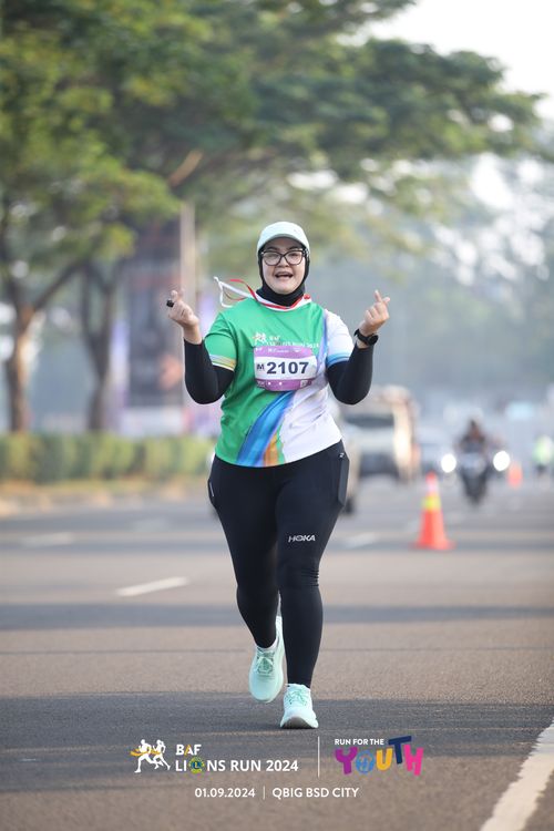 Race photo from BAF LIONS RUN 2024