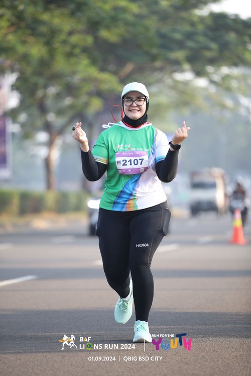 Race photo from BAF LIONS RUN 2024