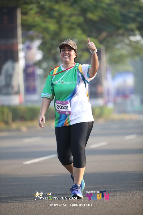 Race photo from BAF LIONS RUN 2024