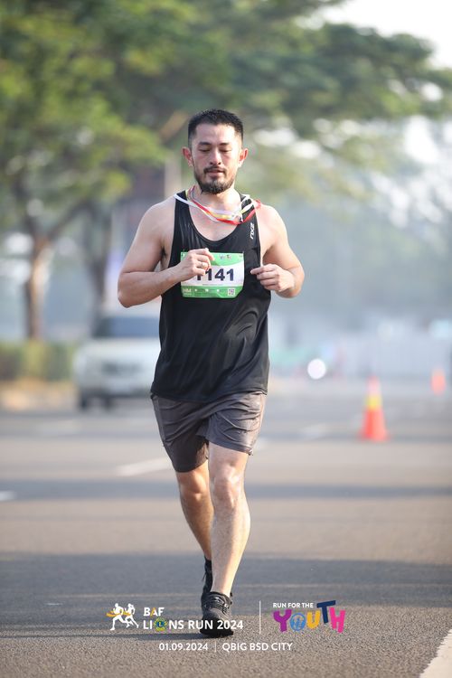 Race photo from BAF LIONS RUN 2024