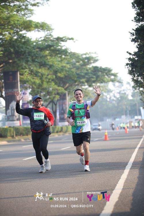 Race photo from BAF LIONS RUN 2024