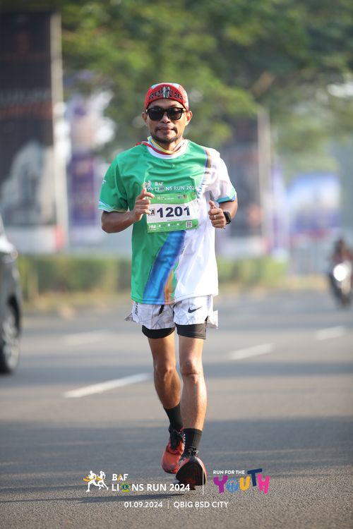 Race photo from BAF LIONS RUN 2024