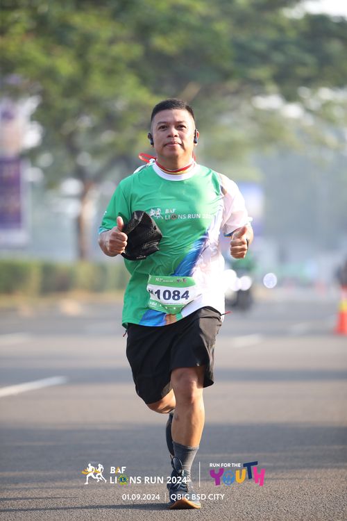 Race photo from BAF LIONS RUN 2024