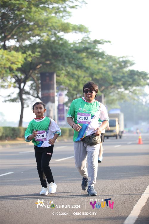 Race photo from BAF LIONS RUN 2024