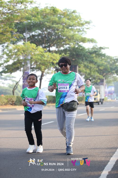 Race photo from BAF LIONS RUN 2024