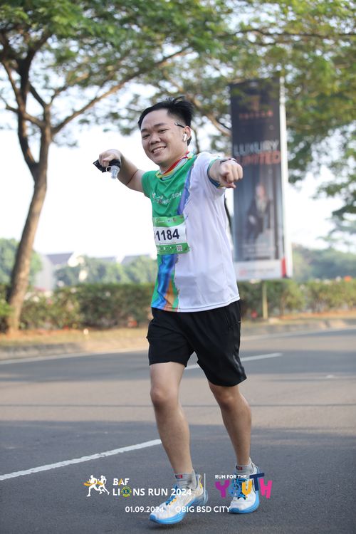 Race photo from BAF LIONS RUN 2024