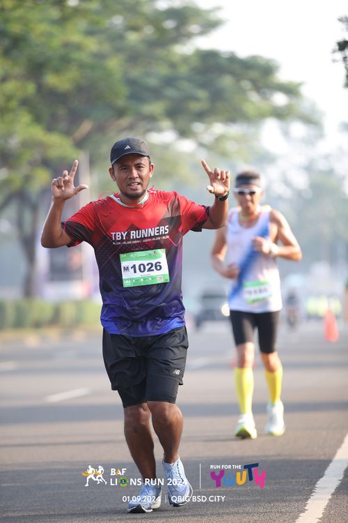 Race photo from BAF LIONS RUN 2024