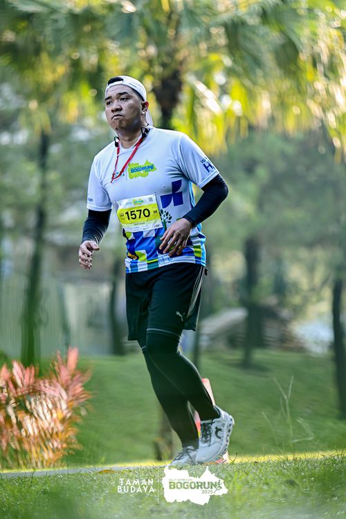 Race photo from Taman Budaya x BOGORUN 2025