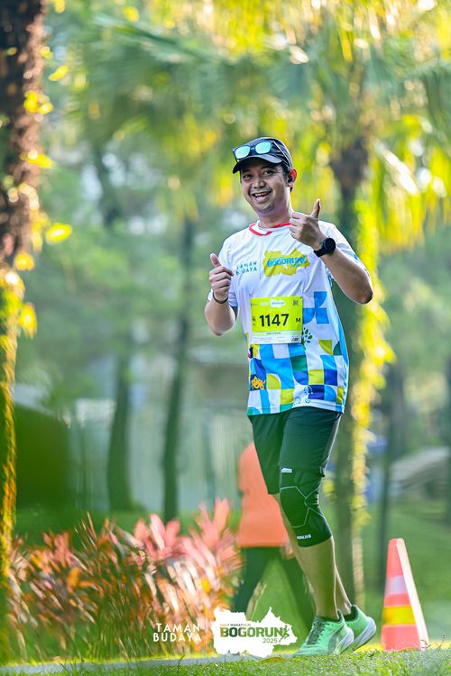 Race photo from Taman Budaya x BOGORUN 2025