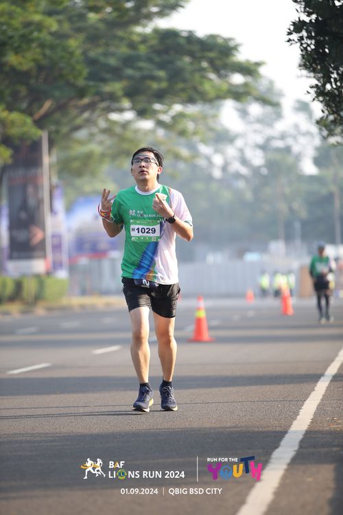 Race photo from BAF LIONS RUN 2024