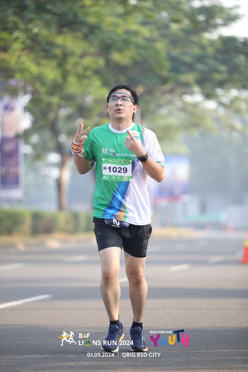 Race photo from BAF LIONS RUN 2024