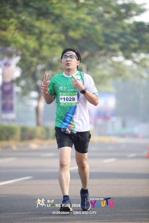 Race photo from BAF LIONS RUN 2024