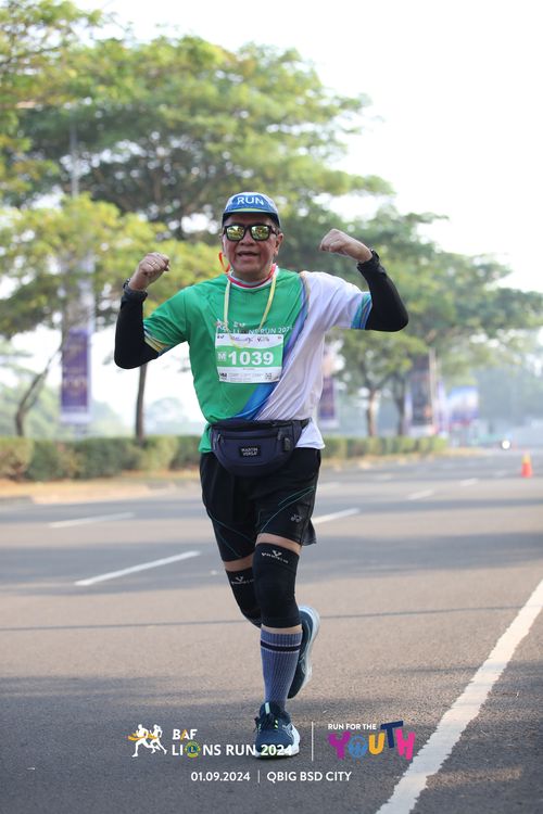 Race photo from BAF LIONS RUN 2024
