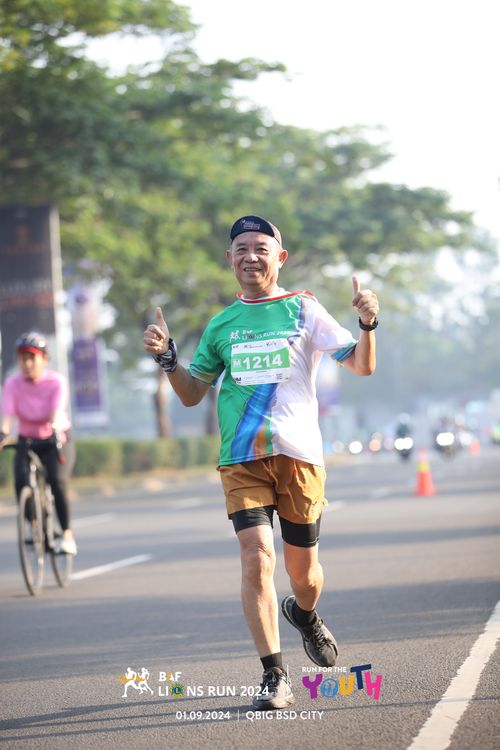 Race photo from BAF LIONS RUN 2024