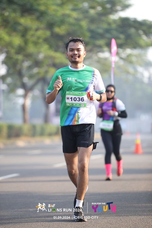 Race photo from BAF LIONS RUN 2024