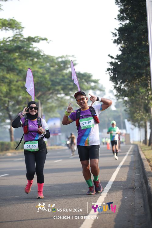 Race photo from BAF LIONS RUN 2024
