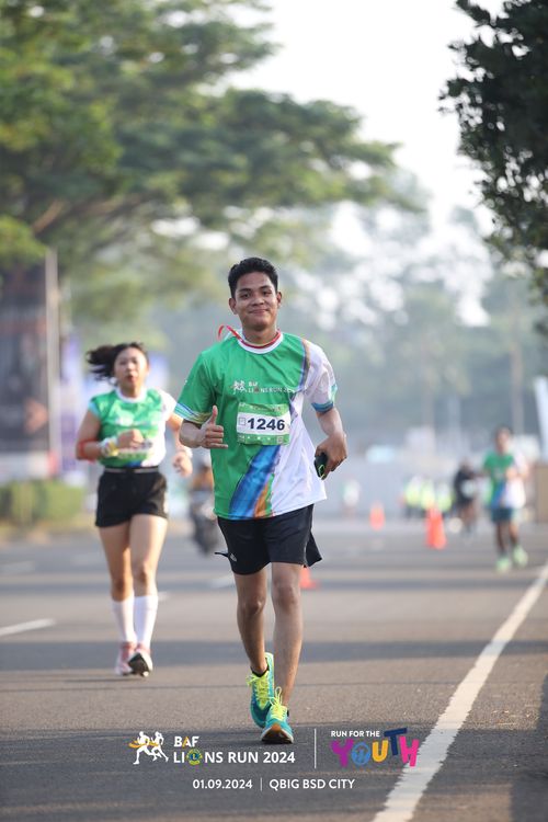 Race photo from BAF LIONS RUN 2024