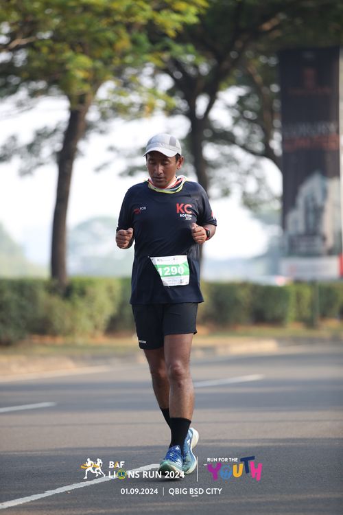Race photo from BAF LIONS RUN 2024