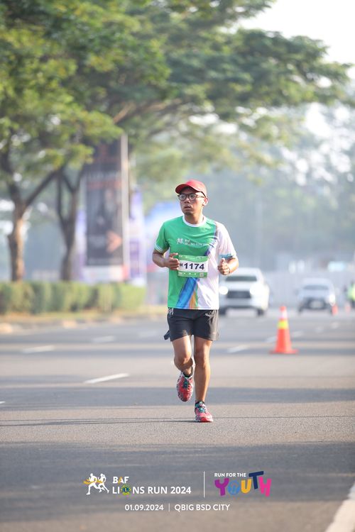 Race photo from BAF LIONS RUN 2024
