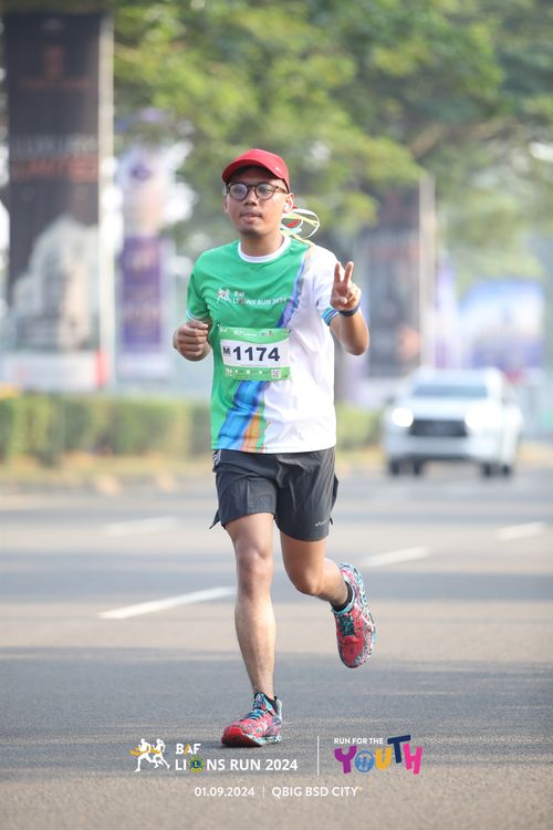 Race photo from BAF LIONS RUN 2024