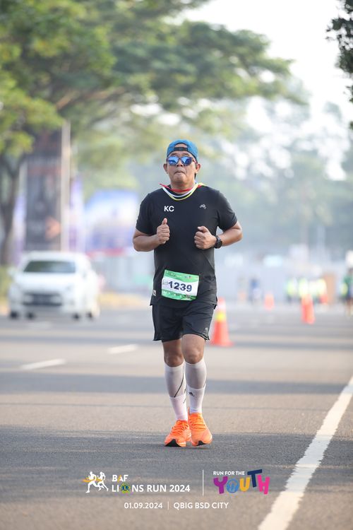 Race photo from BAF LIONS RUN 2024